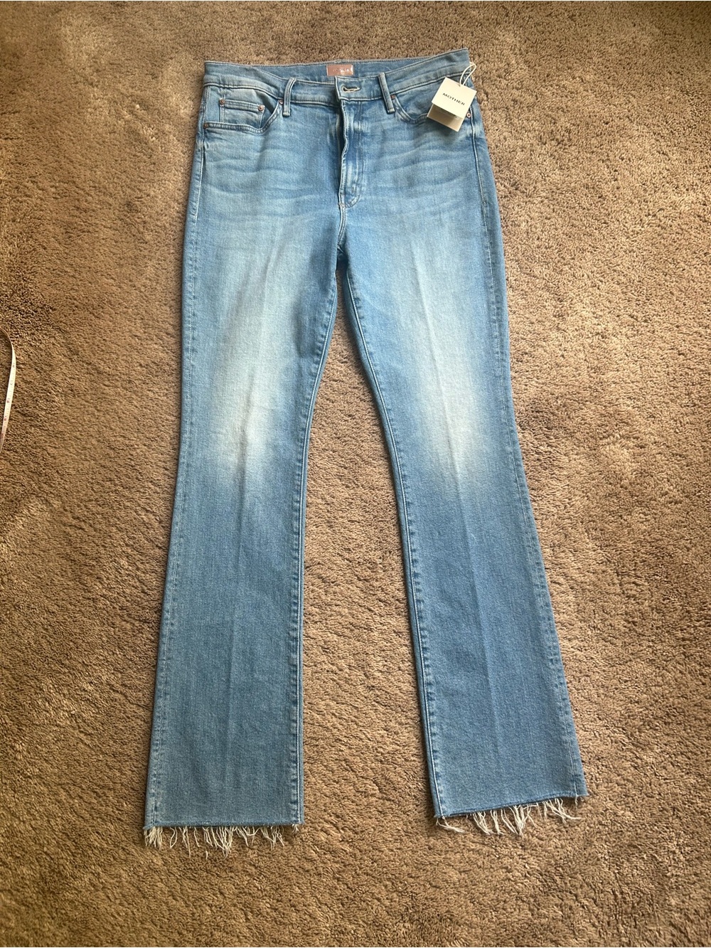 NWT MOTHER The Insider Sneak Fray Love on the Beat 30